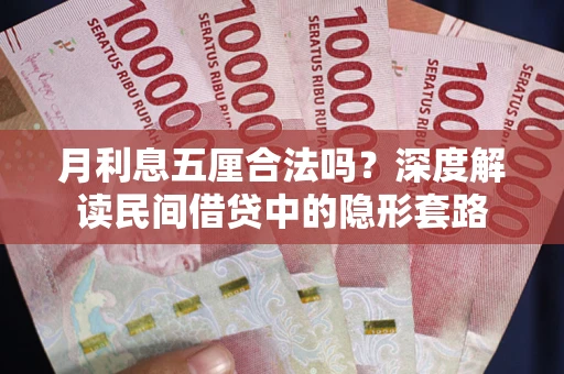 济南月利息五厘合法吗？深度解读民间借贷中的隐形套路