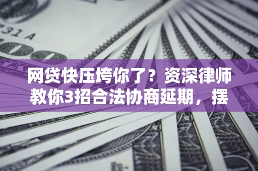 济南网贷快压垮你了？资深律师教你3招合法协商延期，摆脱暴力催收！