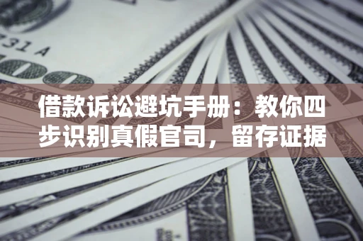 济南借款诉讼避坑手册：教你四步识别真假官司，留存证据不踩雷