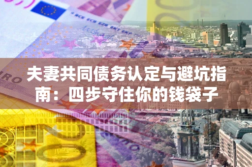 济南夫妻共同债务认定与避坑指南：四步守住你的钱袋子
